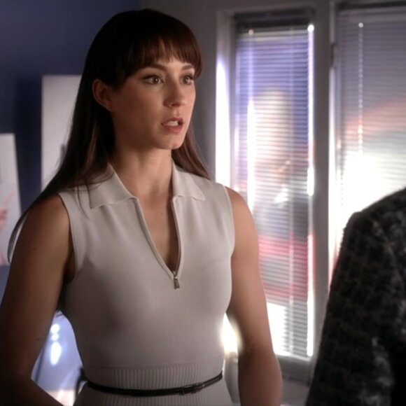 Jason Wu Thuya Knit Polo Dress With Flounce Hem ASO Spencer Hastings - Picture 10 of 12